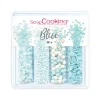 SCRAPCOOKING 4 Décors en Sucre Blue Mix 64 g Hot