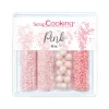 SCRAPCOOKING 4 Décors en Sucre Pink Mix 68 g Outlet