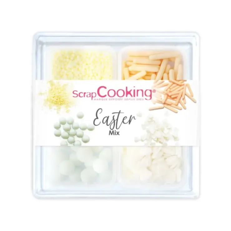 SCRAPCOOKING 4 Décors en Sucre Pâques Mix 59 g Sale
