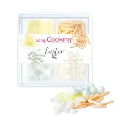 SCRAPCOOKING 4 Décors en Sucre Pâques Mix 59 g Sale
