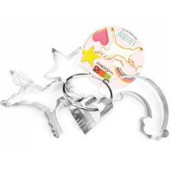 SCRAPCOOKING 4 Découpoirs Thème Licorne Inox Hot