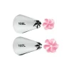 WILTON 2 Douilles Fleurs Spéciales Gauchers Inox Hot