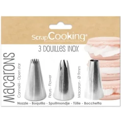 SCRAPCOOKING 3 Douilles Pâtissières pour Macarons Best