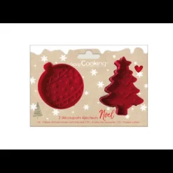 SCRAPCOOKING 2 Emporte-pièces avec Ejecteurs Noël New