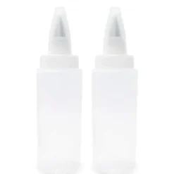 SCRAPCOOKING 2 flacons verseurs souples + 2 douilles à glaçage New