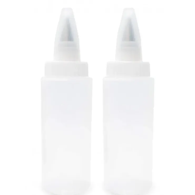 SCRAPCOOKING 2 flacons verseurs souples + 2 douilles à glaçage New
