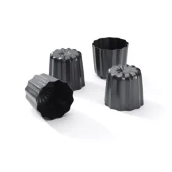 GOBEL 6 Moules à Cannelés 5,5 cm Anti-adhérent en Aluminium Outlet