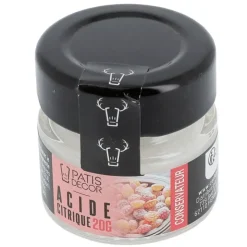 PATISDECOR Acide Citrique 20 g Patisdécor Hot