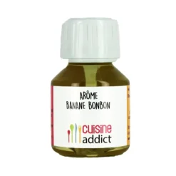 CUISINEADDICT Arôme alimentaire Banane Bonbon 58 ml