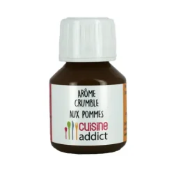 CUISINEADDICT Arôme Alimentaire Crumble aux Pommes 58 ml Hot