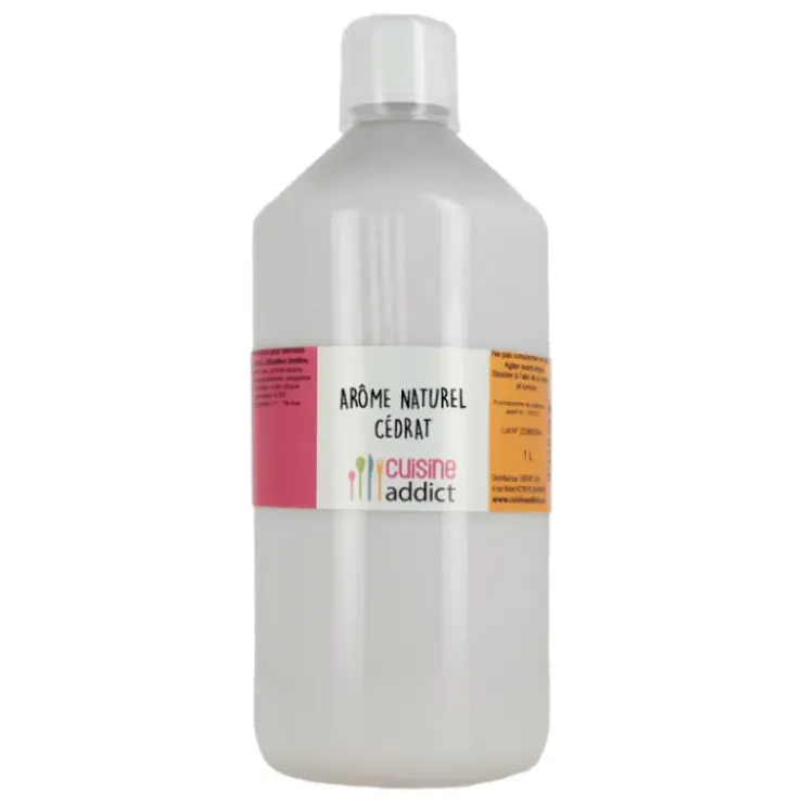 CUISINEADDICT Arôme alimentaire naturel Cedrat 1 L Hot