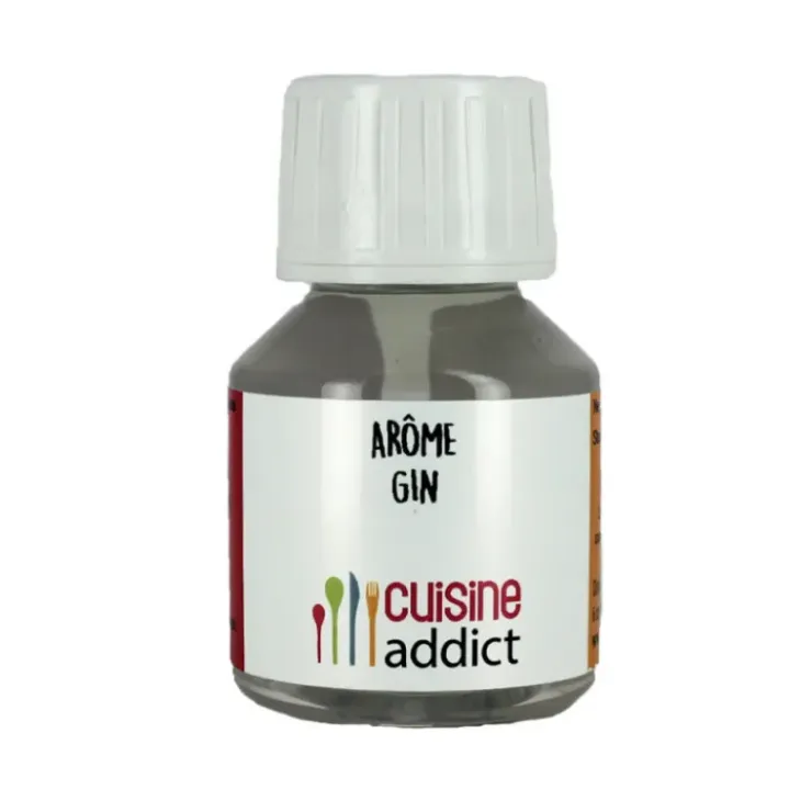 CUISINEADDICT Arôme Alimentaire Naturel Gin 58ml Discount
