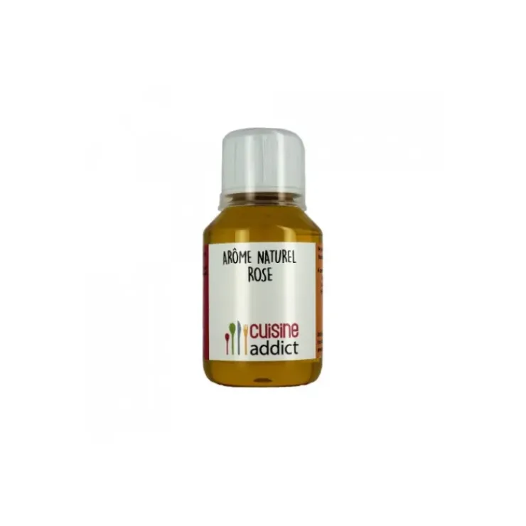 CUISINEADDICT Arôme Alimentaire Naturel de Rose 115 ml Hot