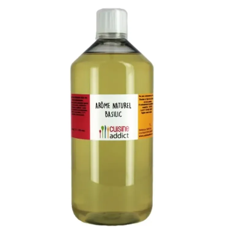 CUISINEADDICT Arôme Alimentaire Naturel Basilic 1L Outlet