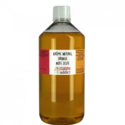 CUISINEADDICT Arôme Alimentaire Naturel Orange Zeste 1 L