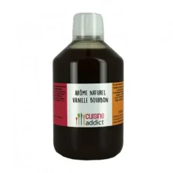CUISINEADDICT Arôme Alimentaire Naturel Vanille Bourbon 200 g 500 ml Hot