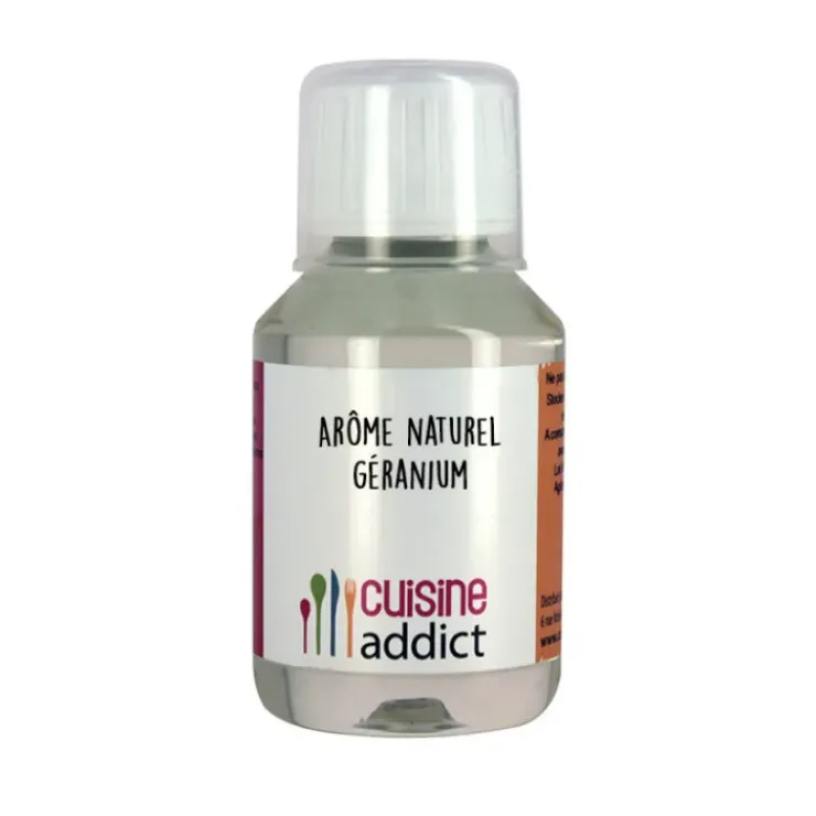 CUISINEADDICT Arôme Alimentaire Naturel Géranium 115 ml