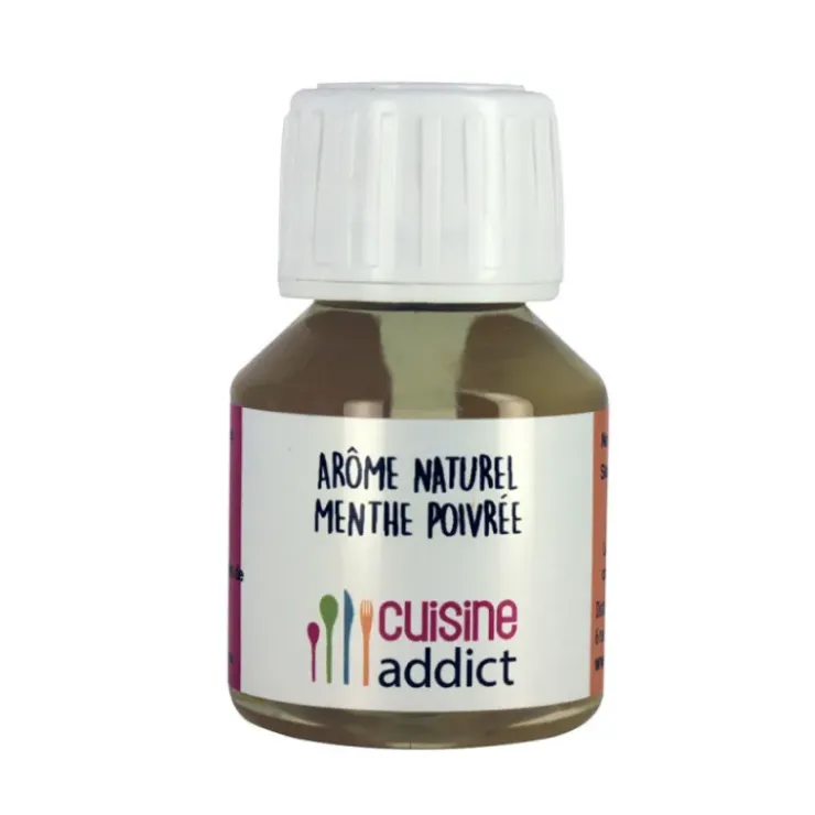 CUISINEADDICT Arôme Alimentaire Naturel Menthe Poivrée 58ml Hot