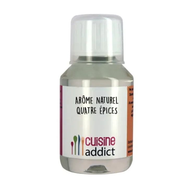 CUISINEADDICT Arôme Alimentaire Naturel Quatre Épices 115ml Discount