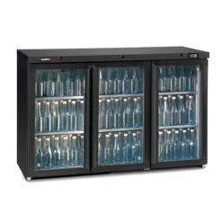 GAMKO Arrière Bar Réfrigéré 3 Portes Vitrées 366 Bouteilles Discount