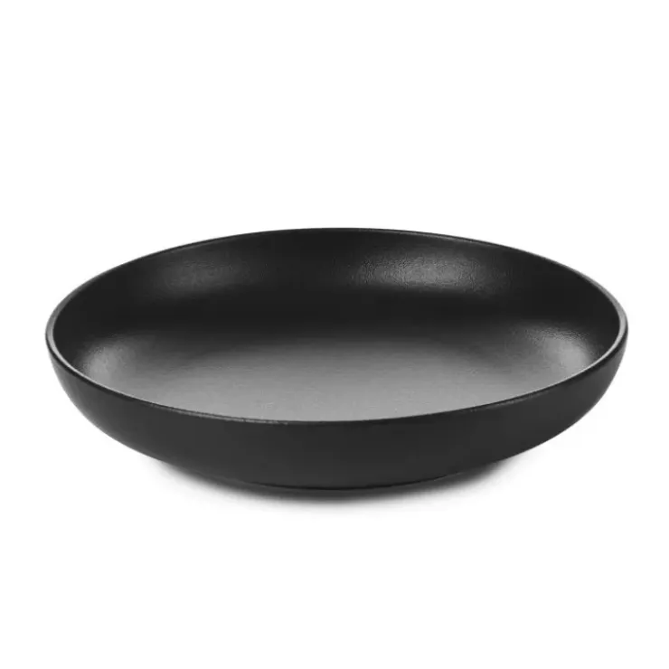 REVOL Assiette Creuse Porcelaine Noire 23 cm Adélie New
