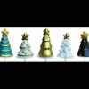 CUISINEADDICT Assortiment Décors Bûche Sapin Or (x50) Hot