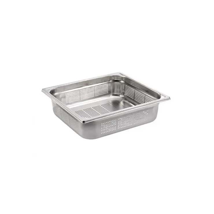 MATFER Bac Gastronorme Perforé Inox GN 2/3 H 10cm Bourgeat Hot