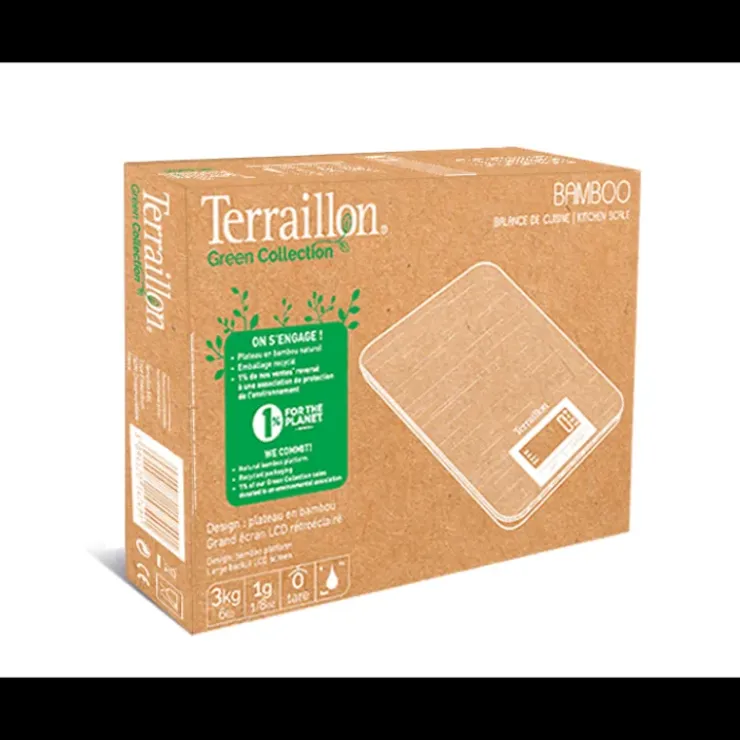 TERRAILLON Balance de Cuisine Bamboo Discount