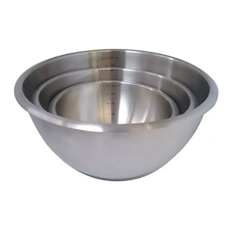 DE BUYER Bassine Demi-Sphérique Inox et Fond Silicone Ø 20 cm Best
