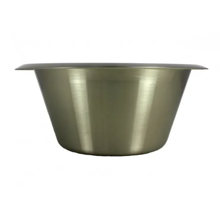 MATFER Bassine Pâtissière Ø 18 cm fond plat inox Clearance