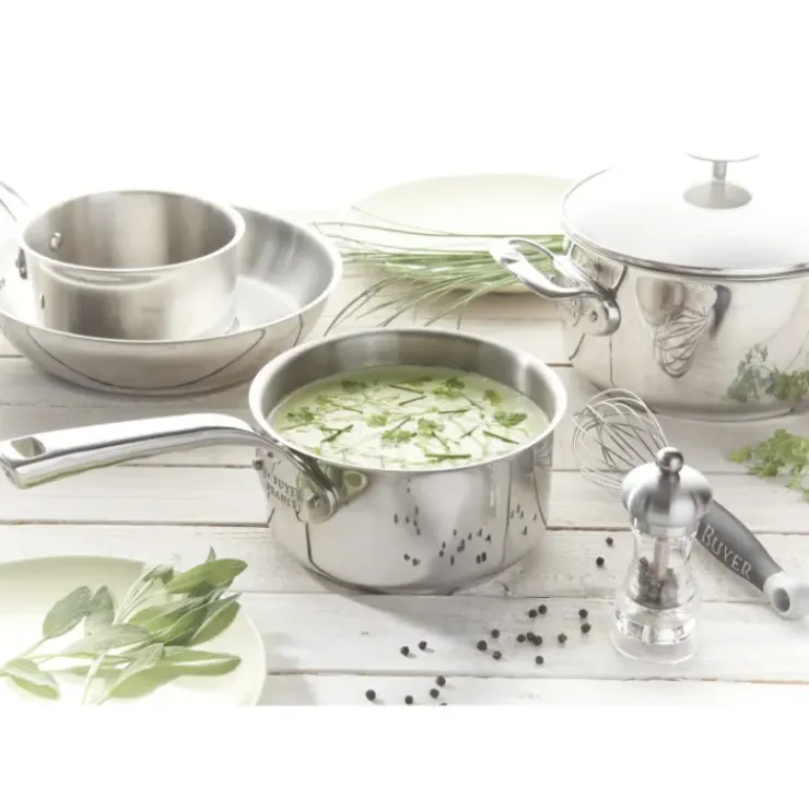 DE BUYER Batterie Cuisine Induction Casserole Inox Ø 16-18-20 cm Milady Sale