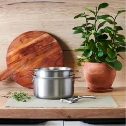 DE BUYER Batterie de Cuisine 3 pièces Alchimy Loqy Clearance