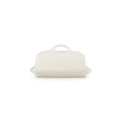 LE CREUSET BeurrierCéramique avec Couvercle Meringue Sale