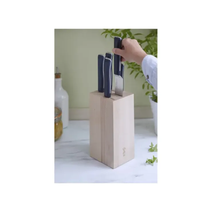 OPINEL Bloc à Couteaux + 5 Couteaux Intempora Pain