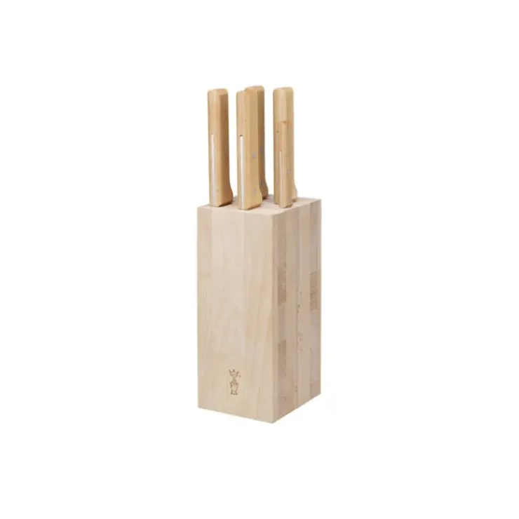 OPINEL Bloc à Couteaux + 5 Couteaux Parallèle Pain Outlet