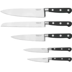 SABATIER TROMPETTE Bloc à Couteaux + 5 Couteaux Richardson New