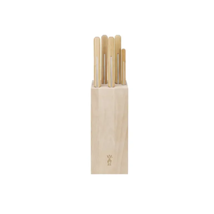 OPINEL Bloc à Couteaux + 5 Couteaux Parallèle Viande Best