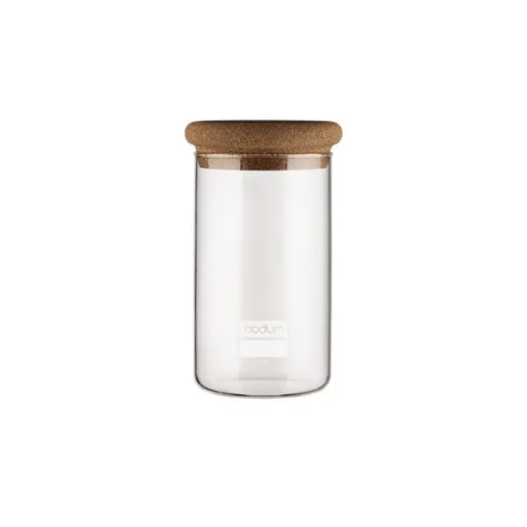 BODUM Bocal en Verre 1,0 L Bouchon en liège Yohki Best