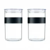 BODUM Bocal Plastique 1 L avec Couvercle (x2) PRESSO Outlet