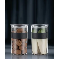 BODUM Bocal Plastique 1 L avec Couvercle (x2) PRESSO Outlet