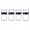 BODUM Bocal Plastique 250 ml avec Couvercle (x4) PRESSO New