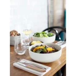 REVOL Bol à Salade en Porcelaine Ivoire 1,5 L Adélie Discount
