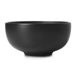 REVOL Bol en Porcelaine Noir 40 cl Adélie Discount