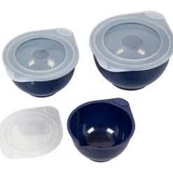 WILTON Bol Plastique avec Couvercle 0,95 L / 1,89 L / 2,84 L (x3) Outlet