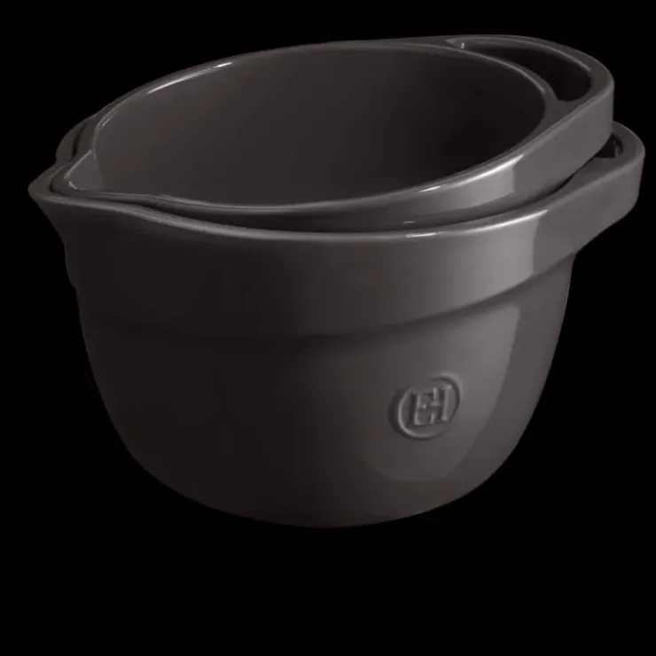 EMILE HENRY Bol Pâtissier en Céramique 2,5 L Fusain Outlet