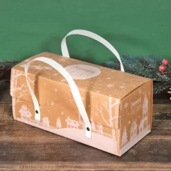 PATISDECOR Boîte à Bûche 35 x 11 cm Kraft Patisdécor Clearance