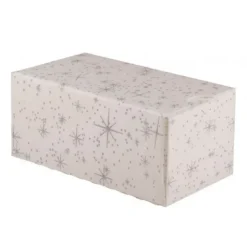 CUISINEADDICT Boîte à Bûche Isotherme 40x11cm Étoiles (x25) Hot