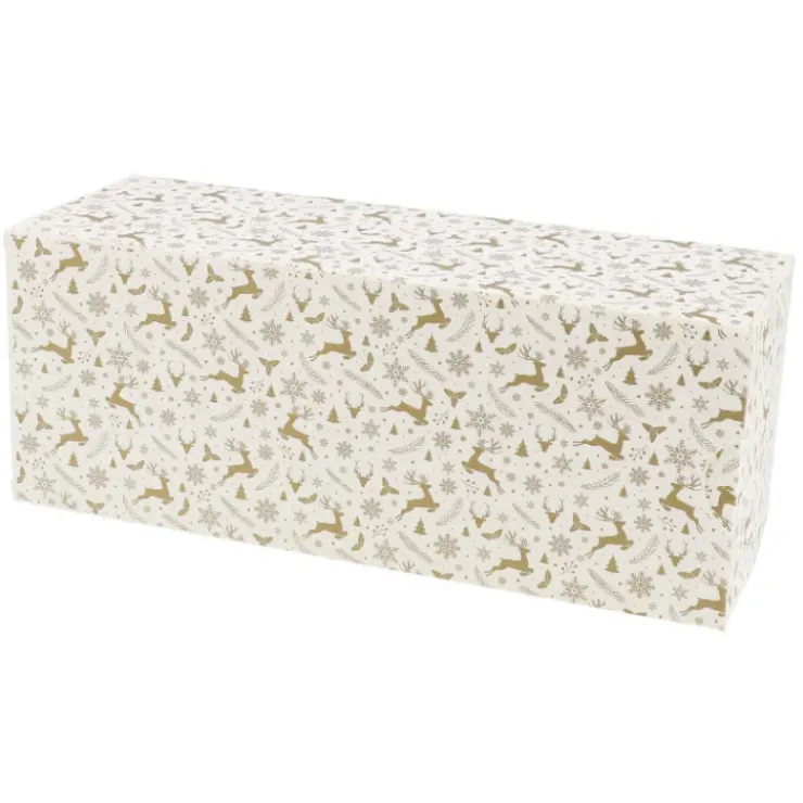 CUISINEADDICT Boîte à Bûche Isotherme 25x11cm Étoiles (x25) Clearance