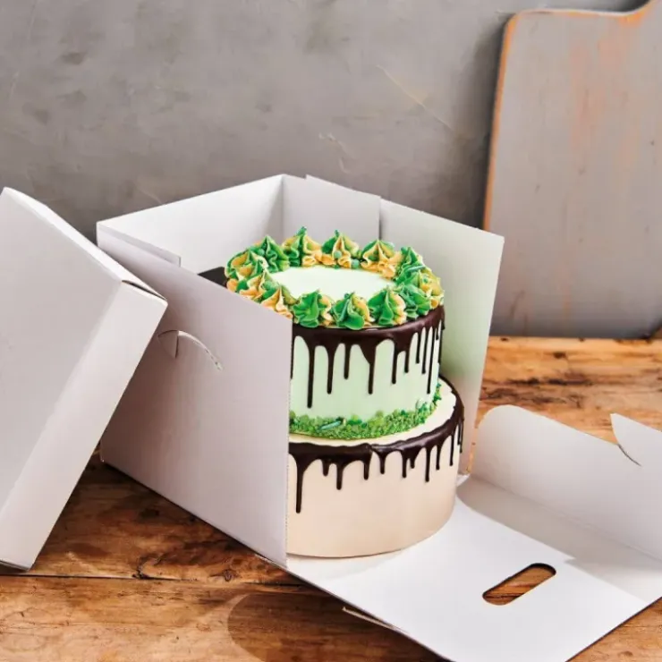 FUNCAKES Boîte à Gâteau Carré 25.5x25.5cm H.25cm (x1) Outlet