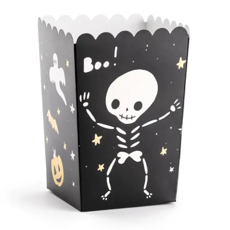 PARTYDECO Boîte à Pop-Corn en Papier Halloween PartyDéco (x6) Sale